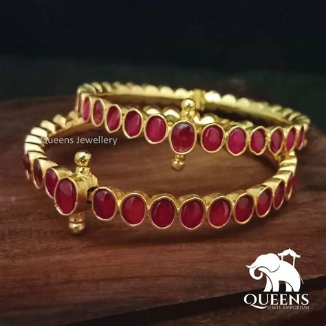 ROYAL TANJORE BANGLES|SILVER ALLOY|24 CT |GOLD PLATED |SOUTH INDIAN ...