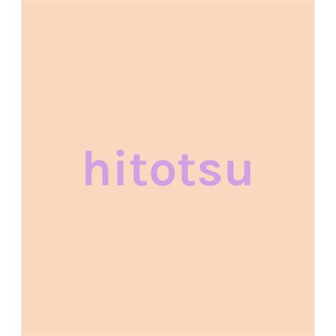 hitotsu 【韓国インポートアクセサリー】