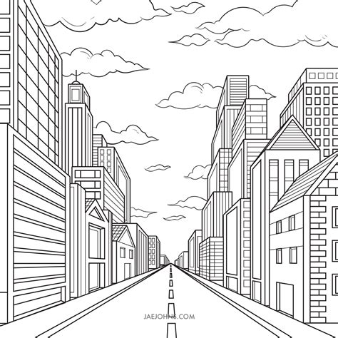 Image result for One Point Perspective Drawing Simple
