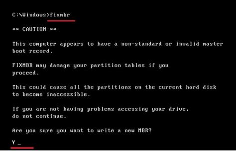 Image result for Repair MBR Command