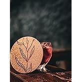 ExclusiveLane 'Circles of Wood' Wooden Coasters Set of 6 (Brown, Mango ...