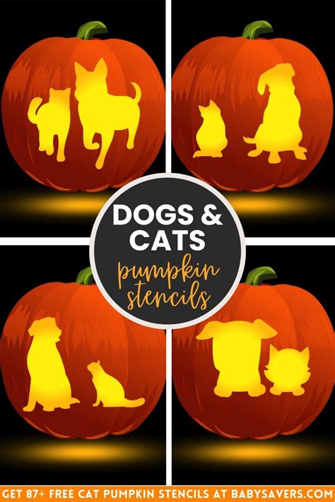 87 Free Cat Pumpkin Carving Stencils - The Ultimate List!