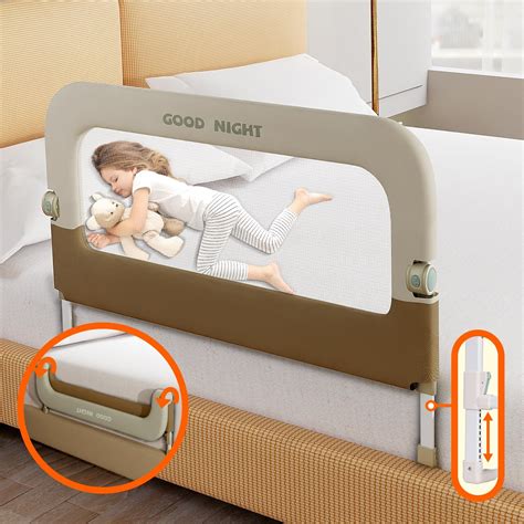 Amazon.com: Deeteck Bed Guard Rail for Toddlers - 32" Adjustable ...