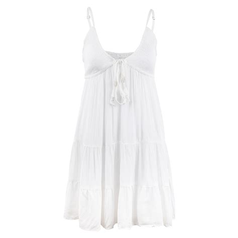 White Spaghetti Strap Sundress – Aggieland Outfitters