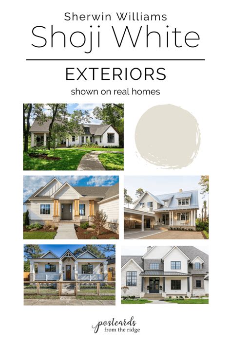 Sherwin Williams Shoji White: A Timeless Exterior Color