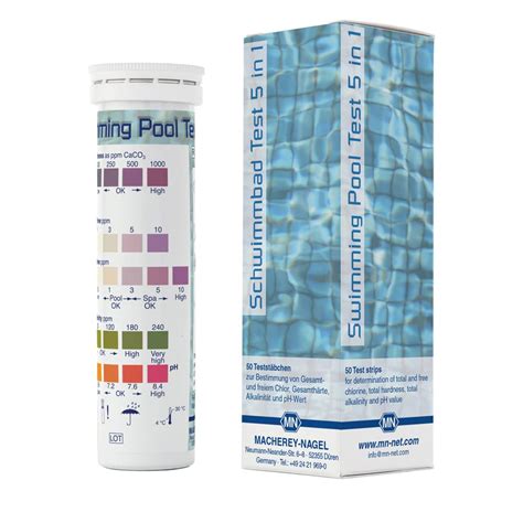 Macherey-Nagel Swimming Pool Test 5 In 1 | Ready To Use | Semi ...
