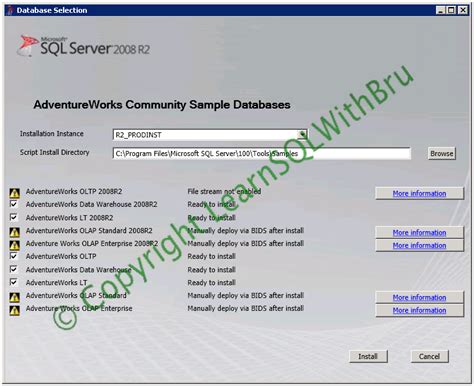 Sample Databases for SQL Server 2012 的图像结果