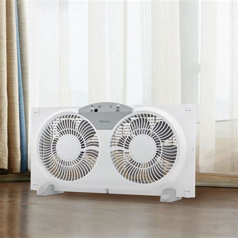 Window Fans: 9'' Twin Blade Digital Window Fan | Holmes Fans