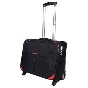 Murano Jackson 2 Wheel Polyester 32 LTR Black Soft-Sided 15.6 inch ...
