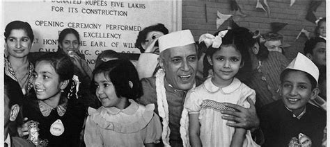 Charming footage of Nehru talking to kids about the need for children's ...