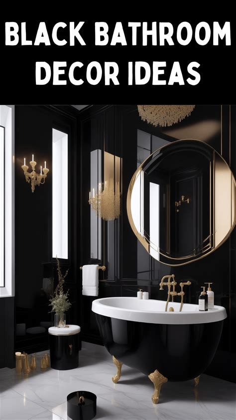 Is Black Bathroom Decor the New Trend You Should Try? 🤔 - Badezimmer ...