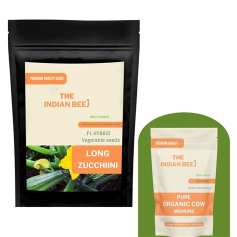 THE INDIAN BEEJ |Squash or zucchini Seed | F1 Hybrid Long Zuchhini ...