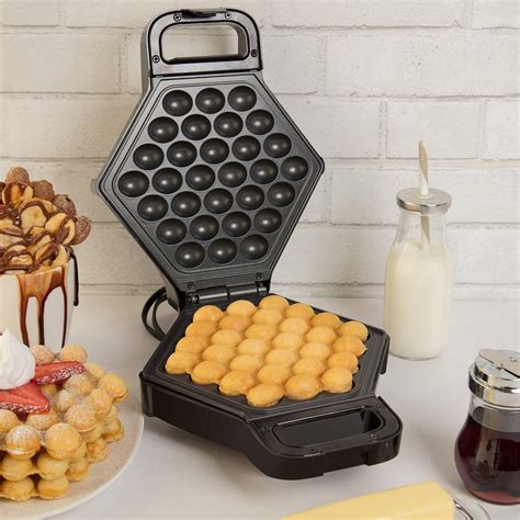 Bubble Waffle Maker- Electric Non stick Hong Kong Egg Waffler Iron ...