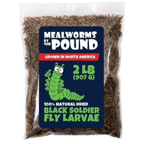 Buy North American Grown Dried Black Soldier Fly Larva (2 lbs) - More ...