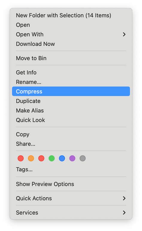 Image result for Zip a File on Mac