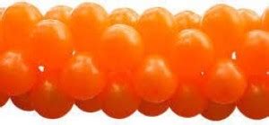 Flipkart.com | craft 51 Solid Solid Metallic Orange balloons (75 Pcs ...