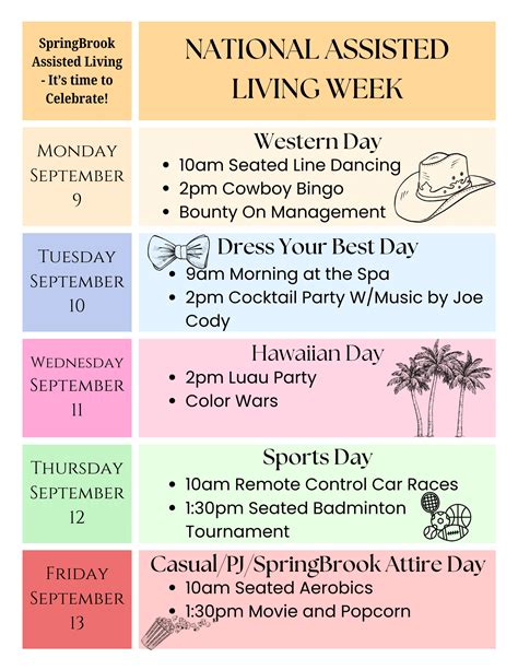 National Week Calendar 2024