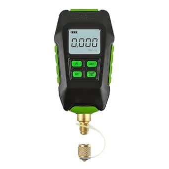 Digital Vacuum Gauge, 0‑10000Pa Micron Vacuum Gauge, 7/16inch 20UNF ...