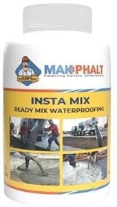 MAKPHALT Insta Mix Integral Waterproofing Compound | 200Gms Per Bag Of ...