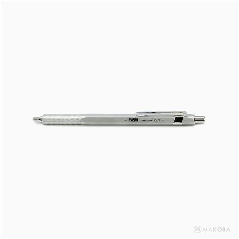 TWSBI Precision Retractable Pipe Mechanical Pencil, Matte Silver - 0.7 ...