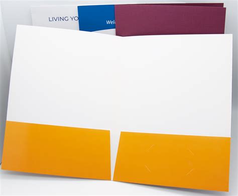 9X12 Presentation Folder Template