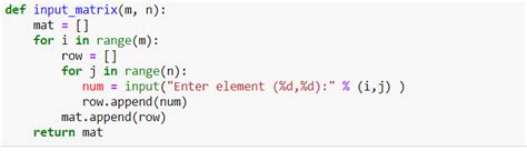 Image result for How to Use Matrix in Python