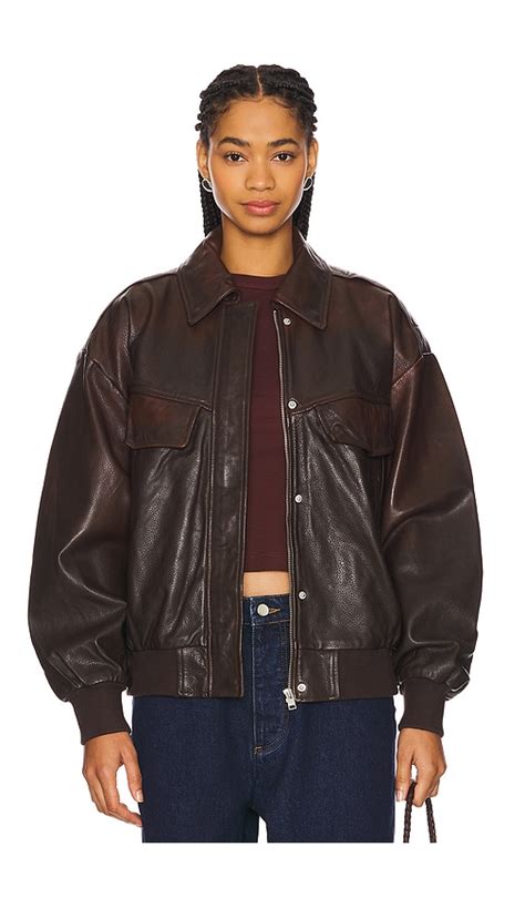 LAMARQUE Trevanna Jacket in Rub Off Brow | REVOLVE