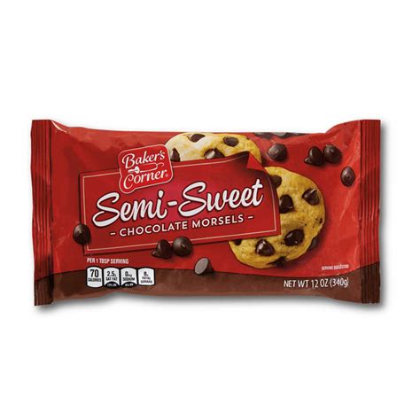 2PK - Baker's Corner Semi-Sweet Chocolate Morsels, 12 oz - Walmart.com