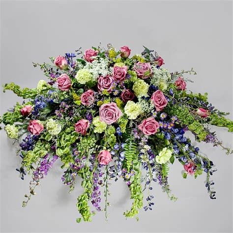 Cedar Memorial Flower Shop-Peaceful Meadows Casket Spray | Funeral ...
