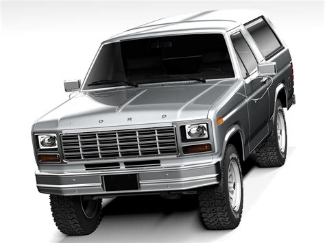 3D Ford Bronco 1980 Model - TurboSquid 2221985
