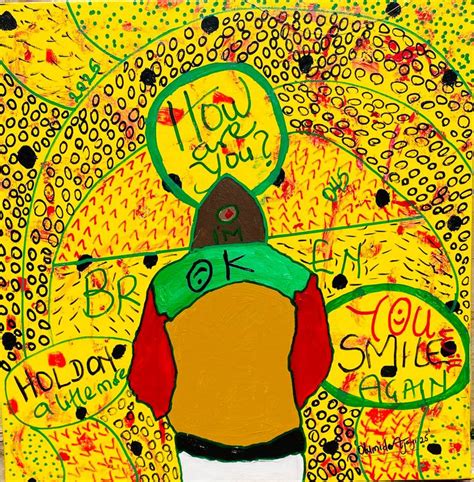 Eunoia (How Are You) 1 Painting by Olumide Ajayi | Saatchi Art