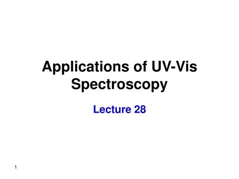 Image result for UV-Vis Spectroscopy Applications