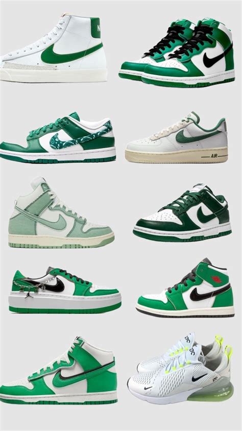 Green Nike Basketball Shoes