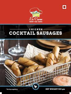 La Carne Chicken Cocktail Sausage Chicken Sausages Price in India - Buy ...