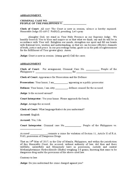 Rezultat imagine pentru Arraignment