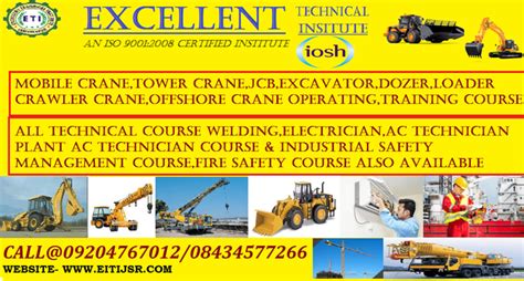 CRANE TRAINING INSTITUTE MOBILE CRANE TOWER CRANE COURSE - Career ...