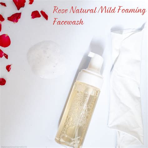 Rose Natural Mild Foaming Facewash – aseschem