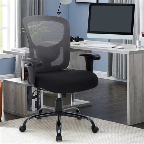 Buy Mesh Desk Chairs Big and Tall Office Chair Ergonomic Computer Chair ...