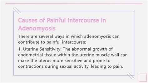 Painful Uterus After Intercourse