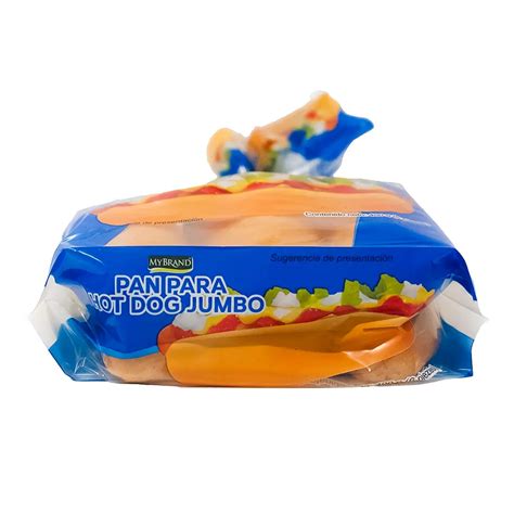 PAN PARA HOT DOG JUMBO MYBRAND 400 GR.