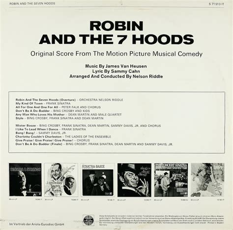 Robin And The 7 Hoods. Original Score From The Motion Picture Musical ...