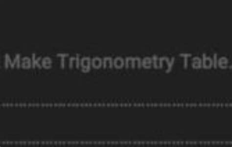 Image result for Make Trigonometry Table