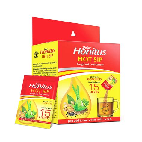 Buy Dabur Honitus Hot Sip - Pack of 30 Sachets ( 4gx30 )| 100% ...