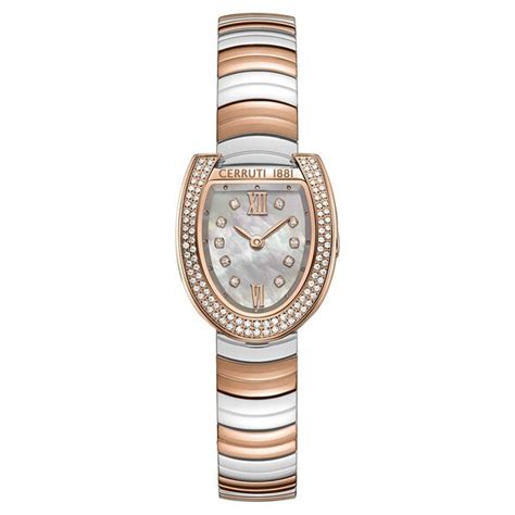 Buy Online Cerruti 1881 Quartz Analog Mother of Pearl Dial Golden ...