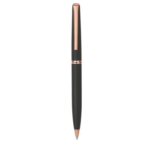 Pierre Cardin Crest Matte Black Ball Pen - SCOOBOO - Pierre Cardin