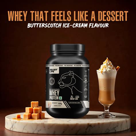 Butterscotch Pro Concentrate Whey Protein with Ultrasorb Tech | 924gm ...