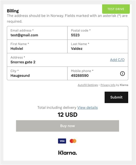 Klarna Payment Integration | Crystallize