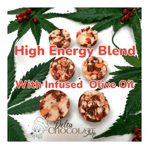 Buy Delta-9 High Energy Trail Mix Chocolate - Olive Oil Infused