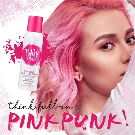 Buy Punky Temporary Hair Color Spray, Lynx Pink, Fast-Drying, Non ...