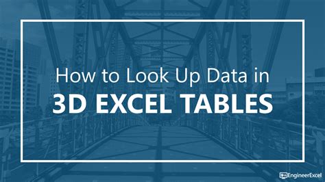Image result for 3D Lookup Excel